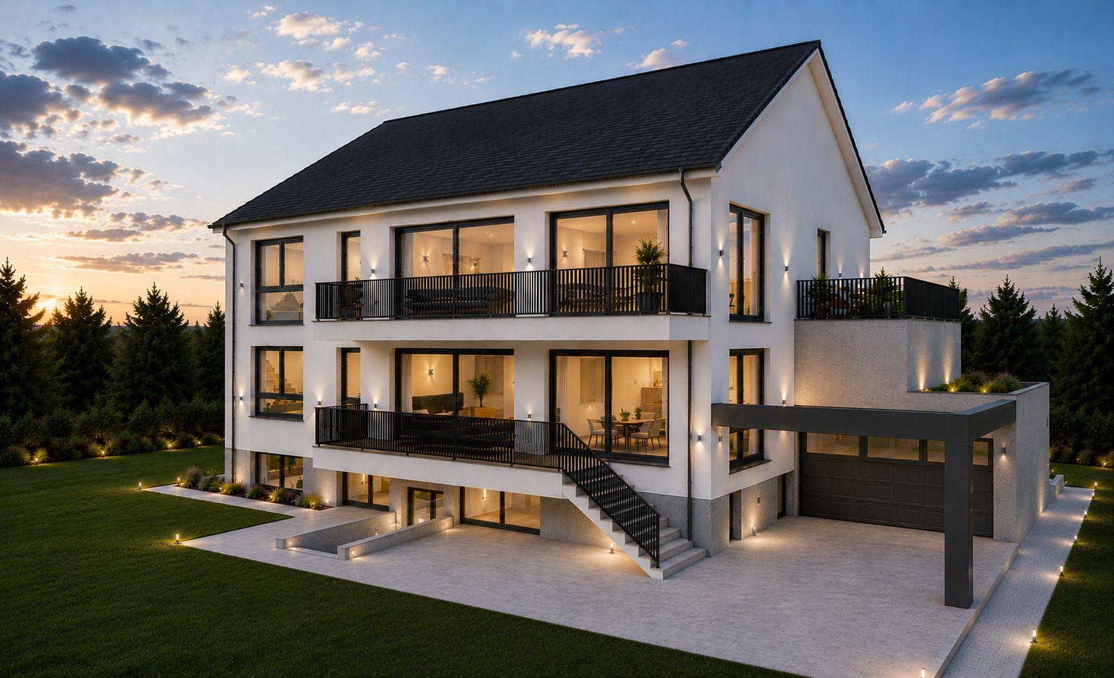 Modernes Wohnprojekt