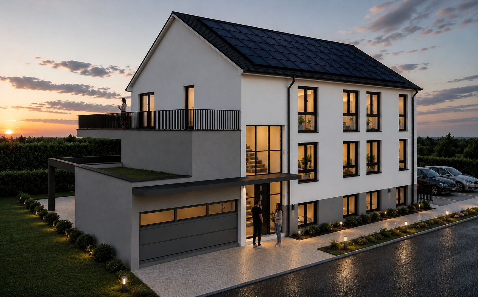 Modernes Wohnprojekt